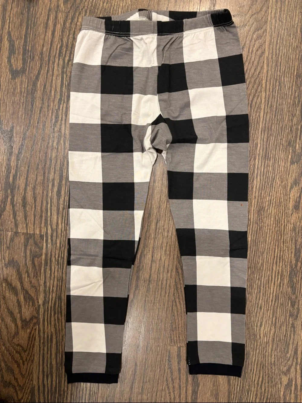 Kyte BABY Black & White Buffalo Check Short Sleeve Pajama Set